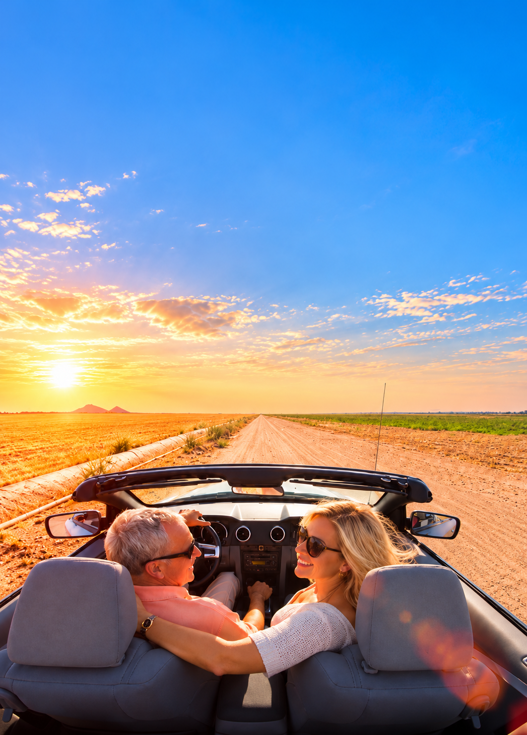 Couple road trip